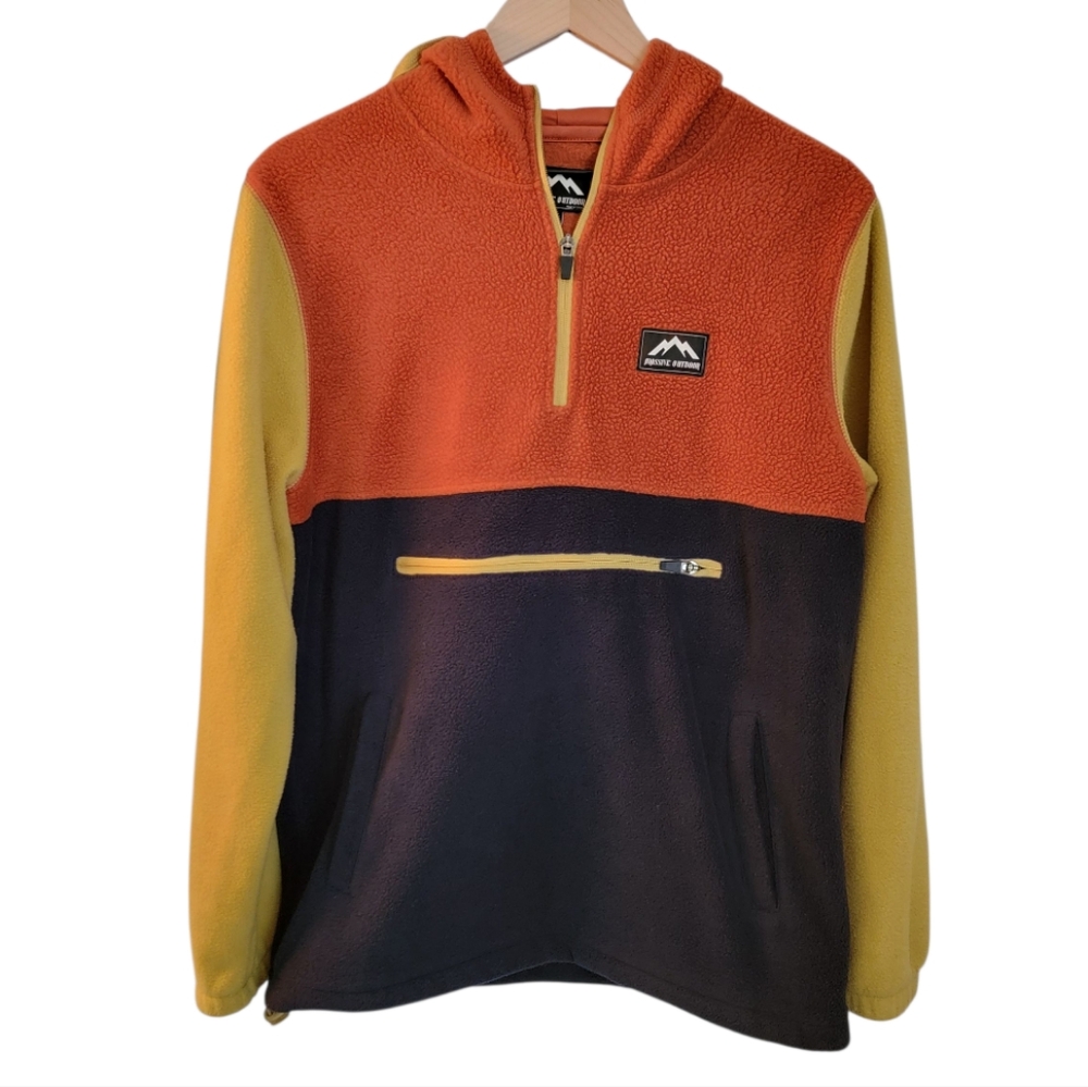 Massive Outdoor Mens Pullover Fleece Hoodie S